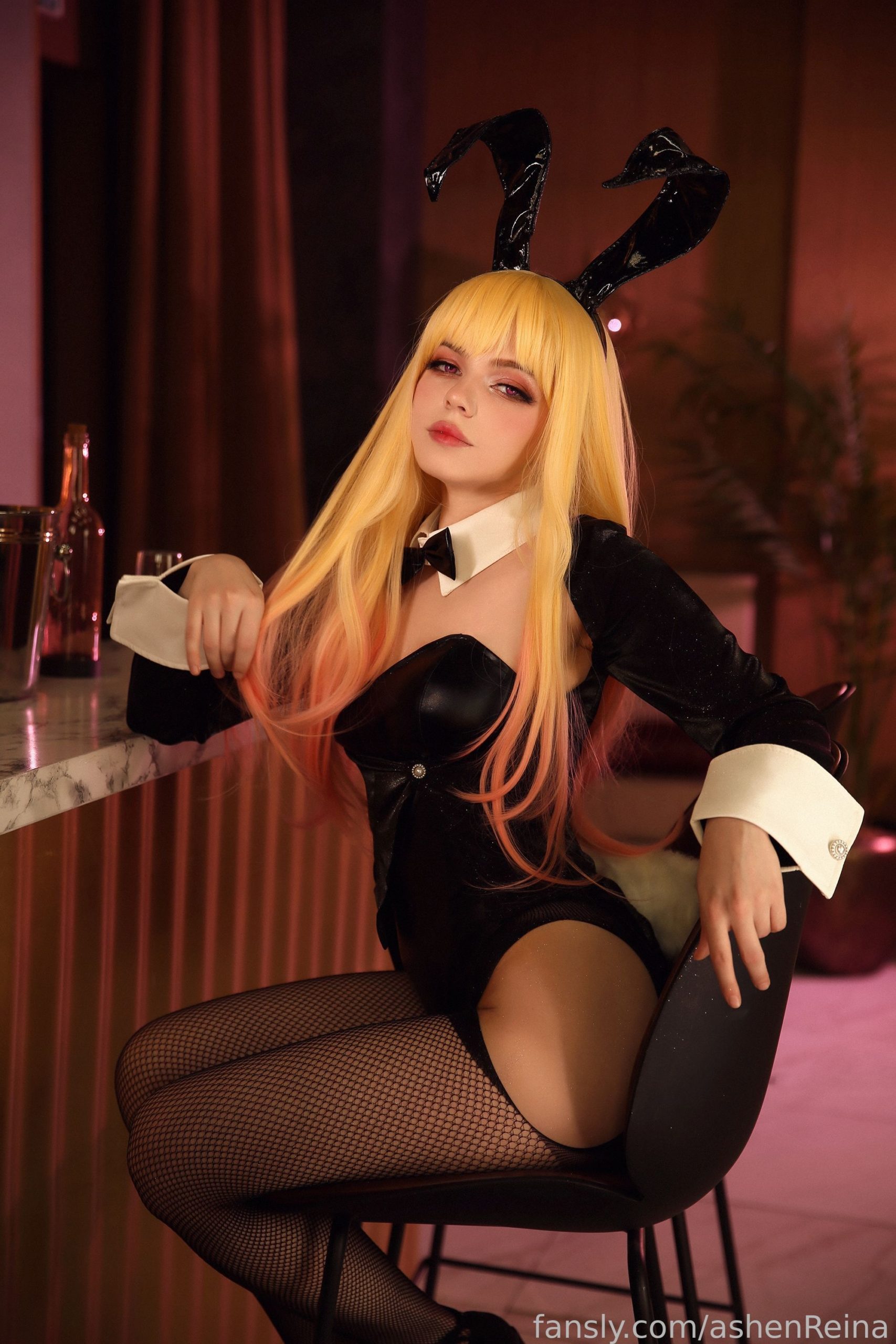 Ashen Reina as Marin Kitagawa in bunny suit