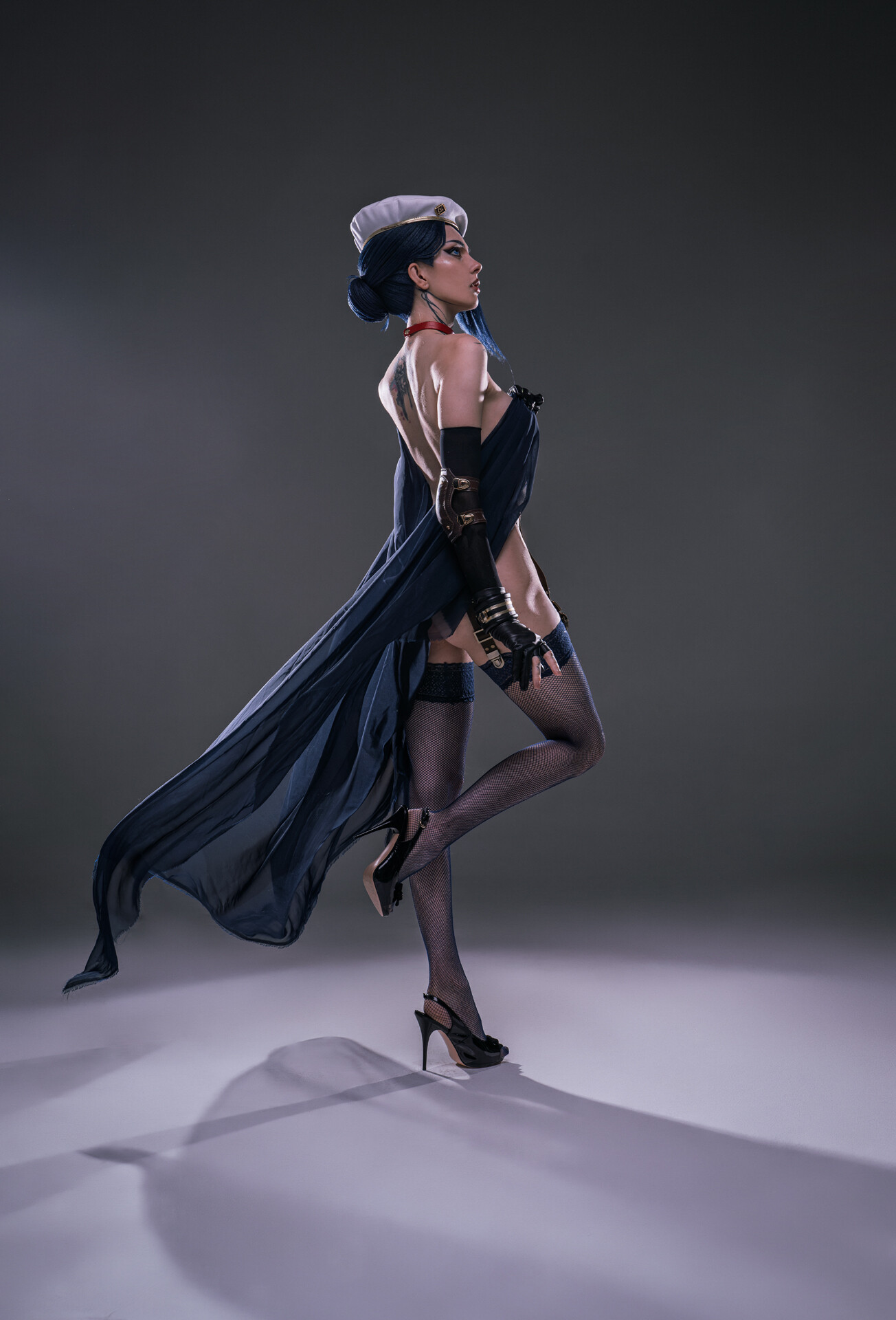 Intimate Caitlyn cosplay by Xenon with emotional pose